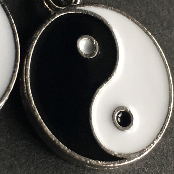 Yin & Yang Drop Earrings - Picture 10 of 12